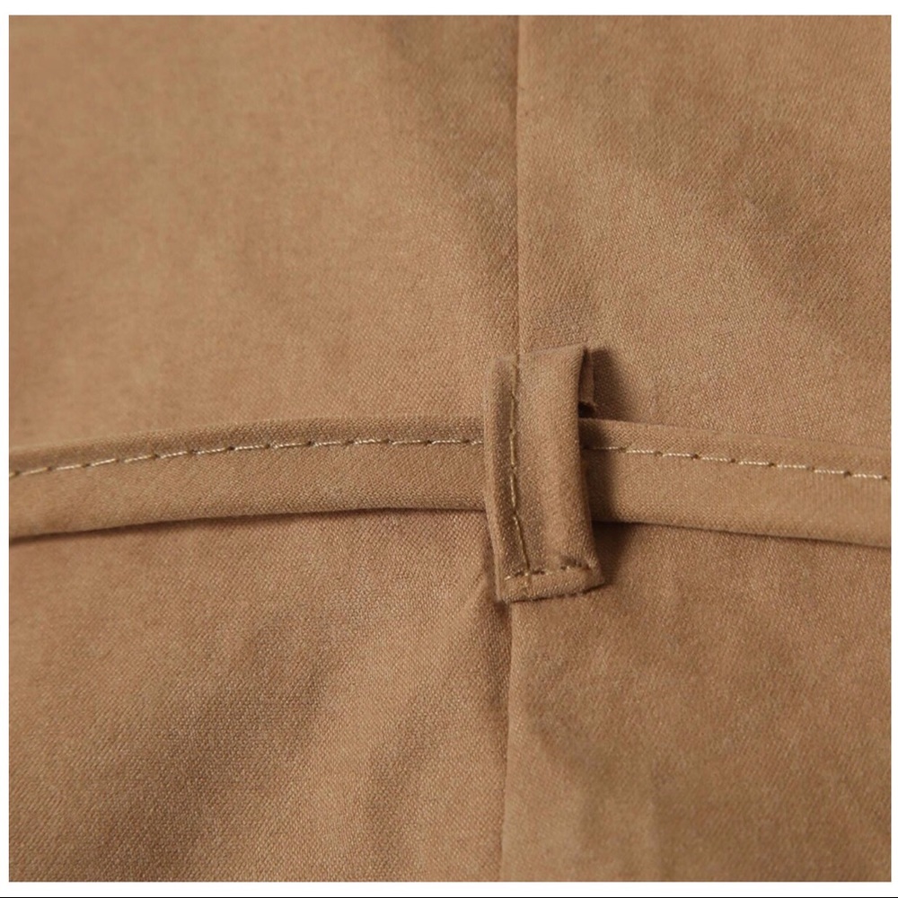 Long Waistcoat Blazer Vest Cardigan with Belt - Picture 4 of 4